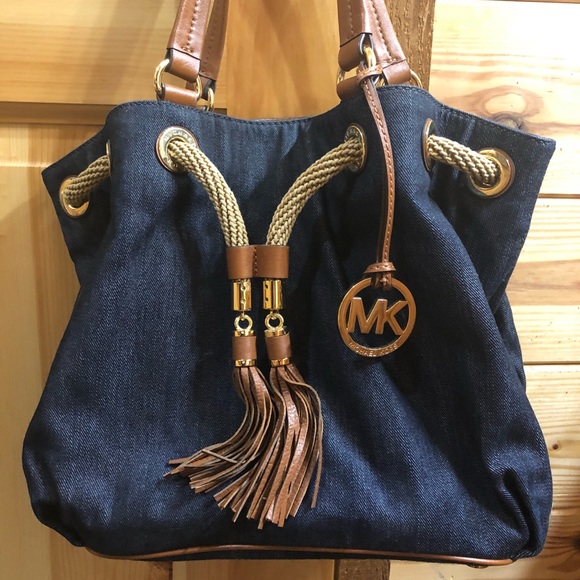 Handbags - Price reduced - Authentic MK Denim Purse